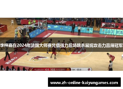 李梓嘉在2024年法国大师赛凭借强力后场跳杀展现攻击力赢得冠军 李梓嘉在2024年法国大师赛凭借强力后场跳杀展现攻击力赢得冠军